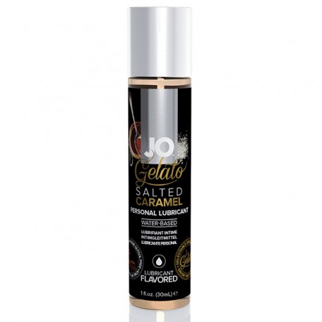 Lubrifiant à l'eau comestible JO Gelato salted caramel 30ml YES FOR LOVE