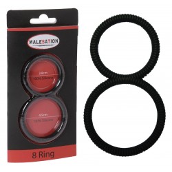 Cockring silicone 8 ring MALESATION